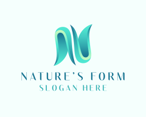 Nature Flower Garden logo design