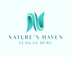 Nature Flower Garden logo design