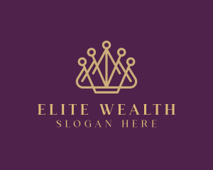 Finance Crown Wealth  logo design