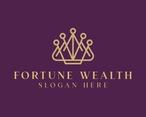 Finance Crown Wealth  logo design