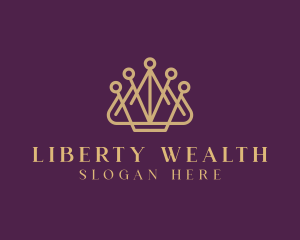 Finance Crown Wealth  logo design