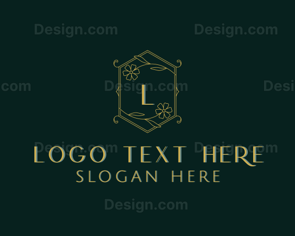 Stylish Floral Boutique Logo