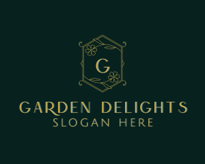 Stylish Floral Boutique logo design