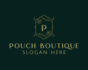 Stylish Floral Boutique logo design