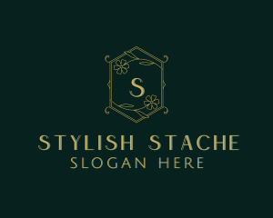 Stylish Floral Boutique logo design