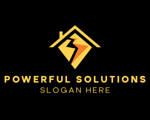 Lightning Power Supply logo design