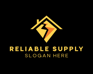 Lightning Power Supply logo design