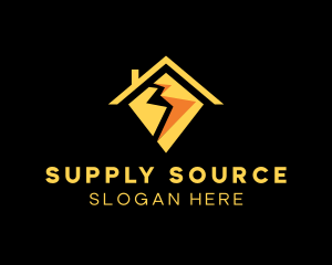 Lightning Power Supply logo design