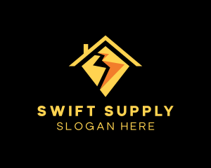 Lightning Power Supply logo design
