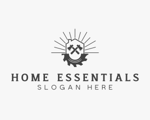 Home Axe Circular Saw logo design