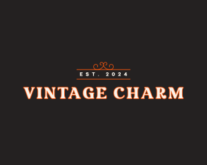 Retro Vintage Business logo design