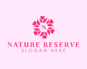 Natural Heart Beauty Spa logo design