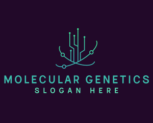 Biotech Genes Technology logo design