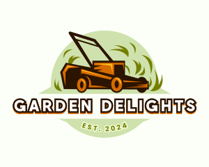 Yard Lawn Mowing logo design