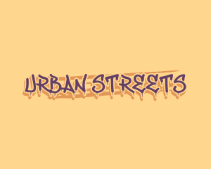 Urban Graffiti Drip  logo design