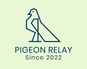 Blue Pigeon Monoline logo