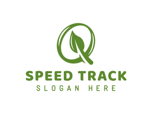 Green Leaf Q logo