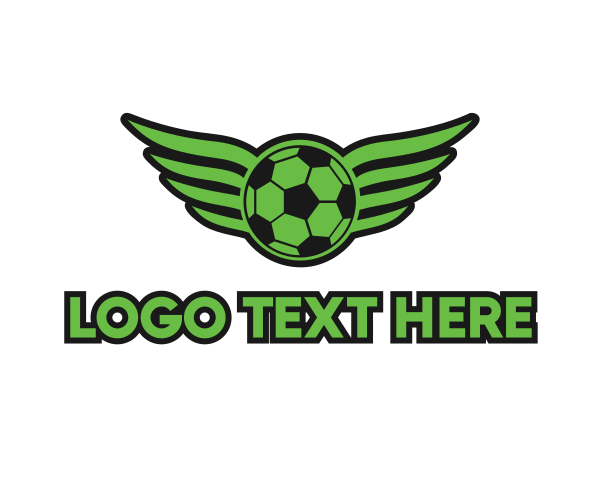 Soccer Ball Wings logo