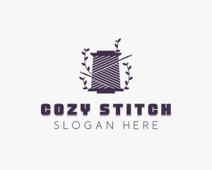 Sewing Yarn Needle logo design