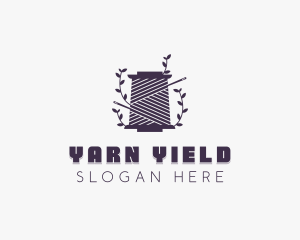 Sewing Yarn Needle logo design