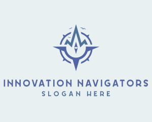 Mountain Adventure Navigation logo design