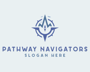 Mountain Adventure Navigation logo design