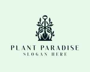 Plant Shovel Landscaping logo design