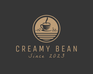 Coffee Bean Cup logo design