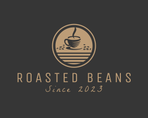 Coffee Bean Cup logo design