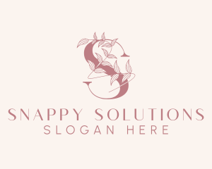 Elegant Natural Letter S logo design