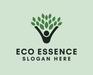 Eco Plant Wellness  logo design