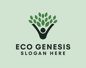 Eco Plant Wellness  logo design