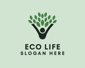 Eco Plant Wellness  logo design