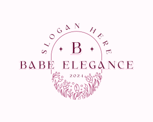 Elegant Flower Boutique logo design