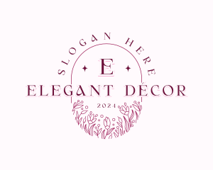 Elegant Flower Boutique logo design