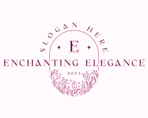 Elegant Flower Boutique logo design