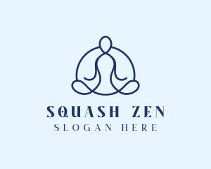 Wellness Yoga Meditation logo design