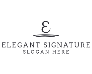 SImple Business Signature logo design