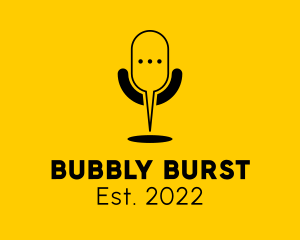 Speech Bubble Broadcast logo design