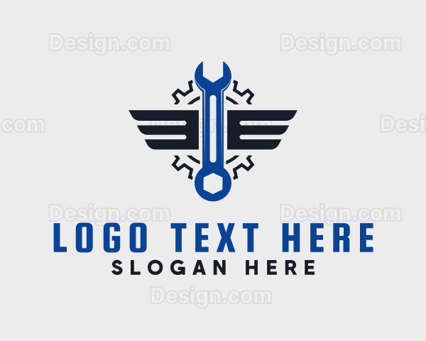 Industrial Automotive Wrench Logo