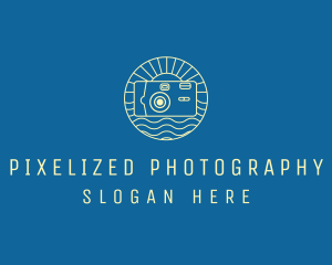 Summer Photography Camera  logo design