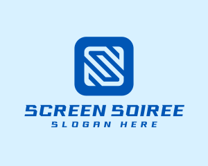 Software App Letter S  logo design