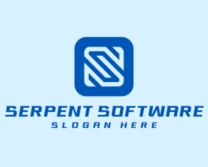 Software App Letter S  logo design