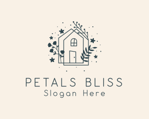 Flower House Garden logo design