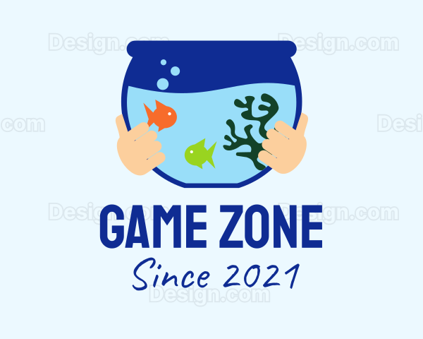 Fish Bowl Aquarium Logo