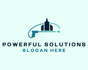 Building Cleaner Power Washing logo design