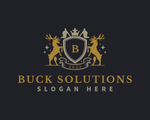 Royal Buck Deer Flag logo