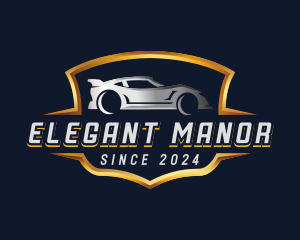 Elegant Car Dealership logo design
