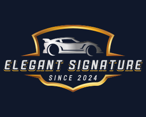 Elegant Car Dealership logo design