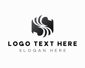 Modern - Creative Media Entertainment Letter S logo design